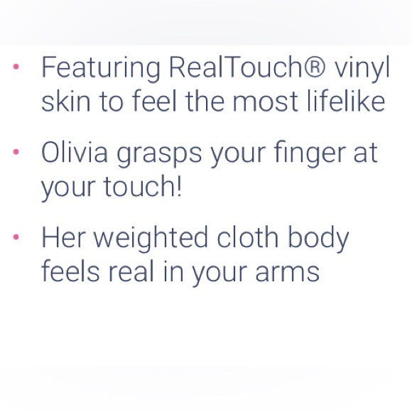 Ashton Drake Olivia’s Gentle Touch baby doll - Picture 5 of 9